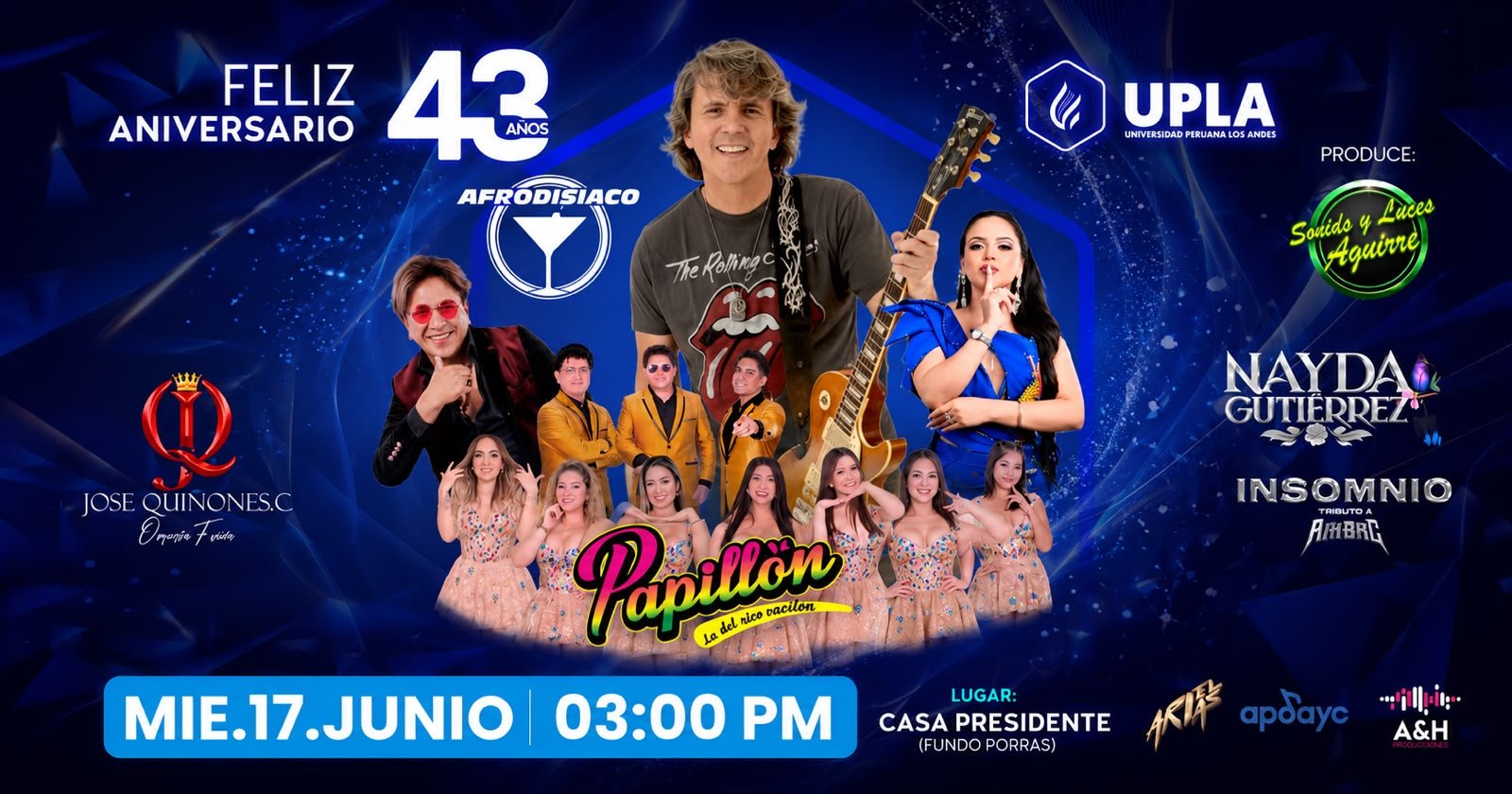 FELIZ 43 ANIVERSARIO UPLA