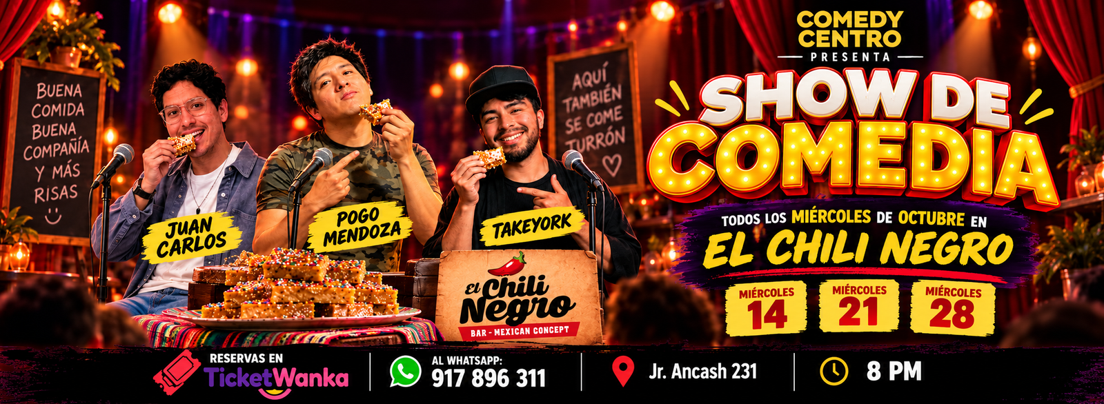 SHOW DE COMEDIA