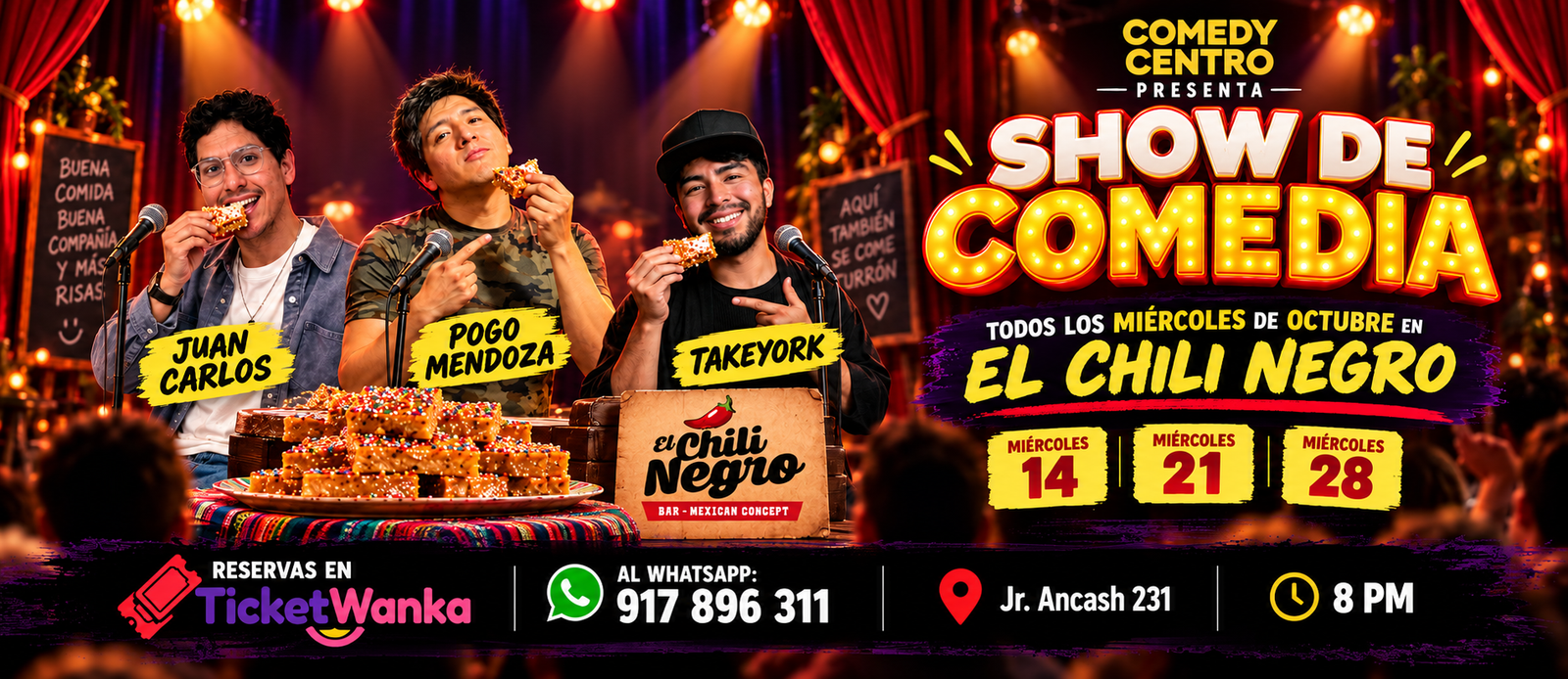 SHOW DE COMEDIA